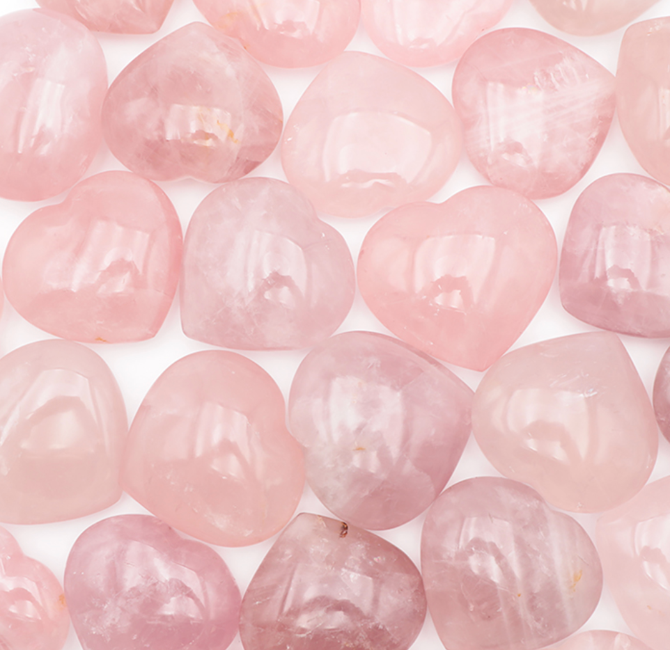 Rosakvarts Hjerte - Små