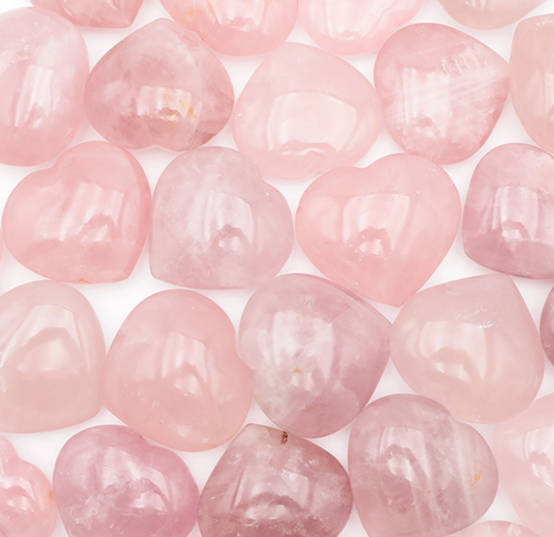 Rosakvarts Hjerte - Små